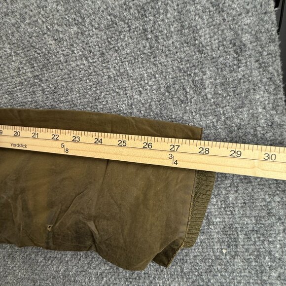 Barbour Bedale A100 Green Size 36 Waxed Jacket Men Outdoors Snap Zip Hunting - Picture 15 of 16